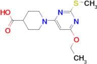 1-(6-Ethoxy-2-methylsulfanyl-pyrimidin-4-yl)-piperidine-4-carboxylic acid