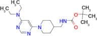 [1-(6-Diethylamino-pyrimidin-4-yl)-piperidin-4-ylmethyl]-carbamic acid tert-butyl ester