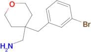 4-[(3-Bromophenyl)methyl]oxan-4-ylmethanamine