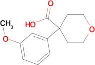 4-(3-Methoxyphenyl)oxane-4-carboxylic acid
