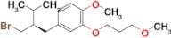 2-(3-Methoxypropoxy)-4-((R)-2-(bromomethyl)-3-methylbutyl)-1-methoxybenzene