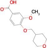 3-Methoxy-4-(oxan-4-ylmethoxy)benzoic acid