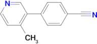 4-(4-Methyl-3-pyridyl)benzonitrile