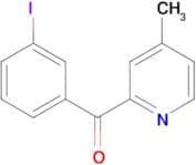2-(3-Iodobenzoyl)-4-methylpyridine
