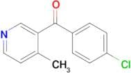 3-(4-Chlorobenzoyl)-4-methylpyridine