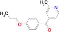 2-Methyl-4-(4-propoxybenzoyl)pyridine