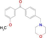 3-methoxy-4'-morpholinomethyl benzophenone