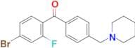 4-bromo-2-fluoro-4'-piperidinomethyl benzophenone