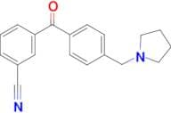 3-cyano-4'-pyrrolidinomethyl benzophenone