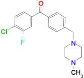 4-chloro-3-fluoro-4'-(4-methylpiperazinomethyl) benzophenone