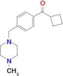 Cyclobutyl 4-(4-methylpiperazinomethyl)phenyl ketone