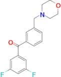 3,5-difluoro-3'-morpholinomethyl benzophenone