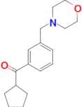 Cyclopentyl 3-(morpholinomethyl)phenyl ketone