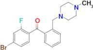 4-bromo-2-fluoro-2'-(4-methylpiperazinomethyl) benzophenone