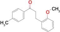 3-(2-methoxyphenyl)-4'-methylpropiophenone