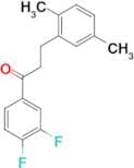 3',4'-difluoro-3-(2,5-dimethylphenyl)propiophenone