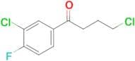 4-chloro-1-(3-chloro-4-fluorophenyl)-1-oxobutane