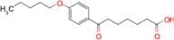 7-oxo-7-(4-pentyloxyphenyl)heptanoic acid