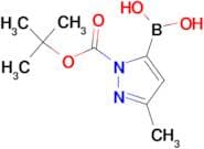 (1-(tert-Butoxycarbonyl)-3-methyl-1H-pyrazol-5-yl)boronic acid
