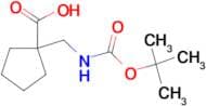 1-(((tert-Butoxycarbonyl)amino)methyl)-cyclopentanecarboxylic acid