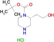 (R)-tert-Butyl 2-(2-hydroxyethyl)piperazine-1-carboxylate hydrochloride
