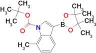 Tert-Butyl 7-methyl-3-(4,4,5,5-tetramethyl-1,3,2-dioxaborolan-2-yl)-1H-indole-1-carboxylate