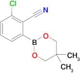 2-Chloro-6-(5,5-dimethyl-1,3,2-dioxaborinan-2-yl)benzonitrile