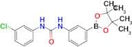 1-(3-Chlorophenyl)-3-(3-(4,4,5,5-tetramethyl-1,3,2-dioxaborolan-2-yl)phenyl)urea