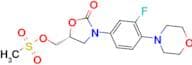 (R)-(3-(3-Fluoro-4-morpholinophenyl)-2-oxooxazolidin-5-yl)methyl methanesulfonate