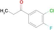 1-(3-Chloro-4-fluorophenyl)propan-1-one
