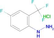 (4-Fluoro-2-(trifluoromethyl)phenyl)hydrazine hydrochloride