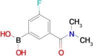 (3-(Dimethylcarbamoyl)-5-fluorophenyl)boronic acid