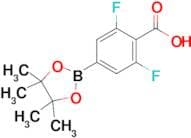 2,6-Difluoro-4-(4,4,5,5-tetramethyl-1,3,2-dioxaborolan-2-yl)benzoic acid