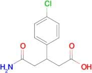 5-Amino-3-(4-chlorophenyl)-5-oxopentanoic acid