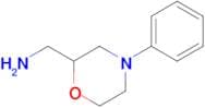 (4-Phenylmorpholin-2-yl)methanamine
