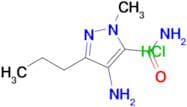 4-Amino-1-methyl-3-propyl-1H-pyrazole-5-carboxamide hydrochloride