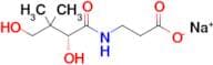 Sodium (R)-3-(2,4-dihydroxy-3,3-dimethylbutanamido)propanoate