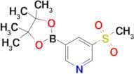 3-(Methylsulfonyl)-5-(4,4,5,5-tetramethyl-1,3,2-dioxaborolan-2-yl)pyridine