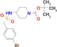 Tert-Butyl 4-{[(4-bromophenyl)methyl]sulfonamido}piperidine-1-carboxylate