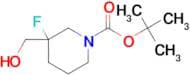 TERT-BUTYL 3-FLUORO-3-(HYDROXYMETHYL)PIPERIDINE-1-CARBOXYLATE