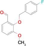 2-[(4-fluorobenzyl)oxy]-3-methoxybenzaldehyde
