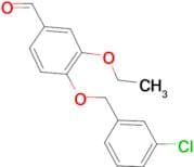 4-[(3-chlorobenzyl)oxy]-3-ethoxybenzaldehyde
