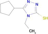 5-cyclopentyl-4-ethyl-4H-1,2,4-triazole-3-thiol