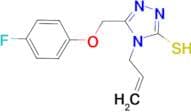 4-allyl-5-[(4-fluorophenoxy)methyl]-4H-1,2,4-triazole-3-thiol