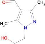 1-(2-hydroxyethyl)-3,5-dimethyl-1H-pyrazole-4-carbaldehyde