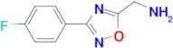 1-[3-(4-fluorophenyl)-1,2,4-oxadiazol-5-yl]methanamine