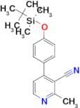4-(4-{[tert-butyl(dimethyl)silyl]oxy}phenyl)-2-methylnicotinonitrile