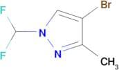 4-bromo-1-(difluoromethyl)-3-methyl-1H-pyrazole
