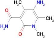5-amino-1,4,6-trimethyl-2-oxo-1,2-dihydro-3-pyridinecarboxamide