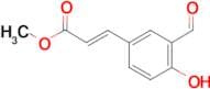 Methyl (2E)-3-(3-formyl-4-hydroxyphenyl)acrylate